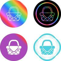 Picnic Basket Vector Icon