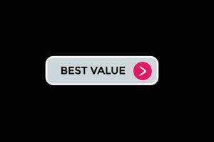 new best value modern, website, click button, level, sign, speech, bubble  banner, vector