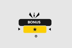 new bonus modern, website, click button, level, sign, speech, bubble  banner, vector