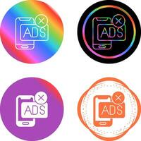 AD Block Vector Icon
