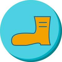 Construction boots Vector Icon