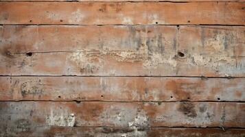 Old red brick wall background, abstract texture pattern backdrop, Generative AI illustration photo