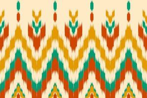 Abstract ethnic pattern art. Ikat seamless pattern traditional. American, Mexican style. vector