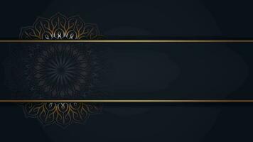 motion background, with golden mandala ornament video
