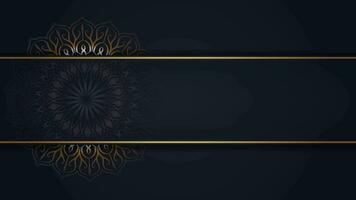 Bewegung Hintergrund, mit golden Mandala Ornament video