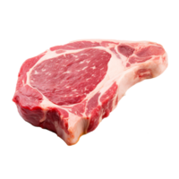 crudo t-bone bistecca. ai generativo png