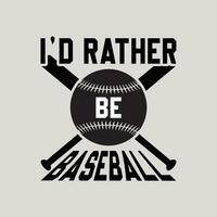 Baseball typography t shirt vector graphic