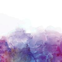 Soft watercolor splash stain background vector