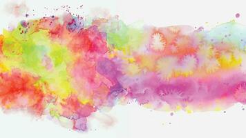 Soft watercolor splash stain background vector