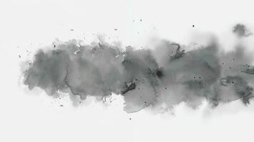 Soft watercolor splash stain background vector