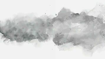 Soft watercolor splash stain background vector