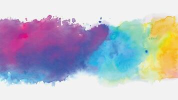 Soft watercolor splash stain background vector