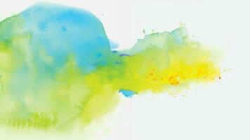 Soft watercolor splash stain background vector