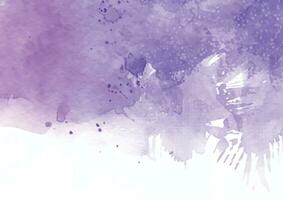 Soft watercolor splash stain background vector