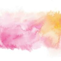 Soft watercolor splash stain background vector