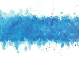 Soft watercolor splash stain background vector