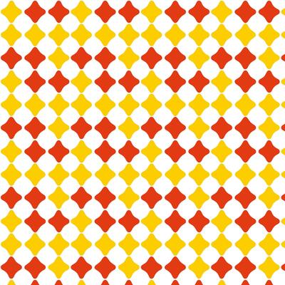 ogee seamless pattern monochrome geometric background. Vector illustration