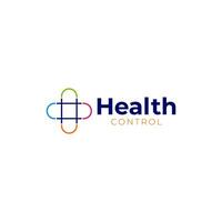 Health Control Logo Design Vector