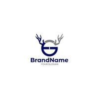 EG Deer Logo Design Vector