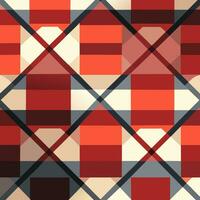 plaid checked pattern seamless fabric textured background modern design vector illustration