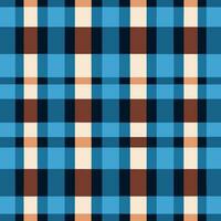 plaid checked pattern seamless fabric textured background modern design vector illustration