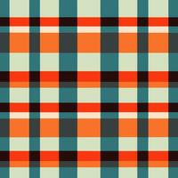 plaid checked pattern seamless fabric textured background modern design vector illustration