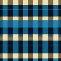 plaid checked pattern seamless fabric textured background modern design vector illustration