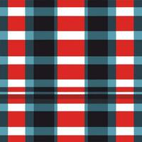 plaid checked pattern seamless fabric textured background modern design vector illustration