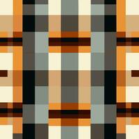 plaid checked pattern seamless fabric textured background modern design vector illustration