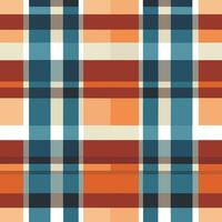 plaid checked pattern seamless fabric textured background modern design vector illustration