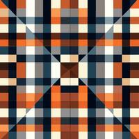 plaid checked pattern seamless fabric textured background modern design vector illustration