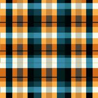 plaid checked pattern seamless fabric textured background modern design vector illustration