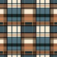 plaid checked pattern seamless fabric textured background modern design vector illustration