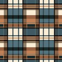 plaid checked pattern seamless fabric textured background modern design vector illustration