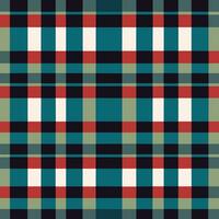 plaid checked pattern seamless fabric textured background modern design vector illustration