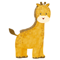 ilustração de desenho de girafa png