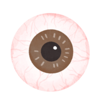 Halloween eyeball cartoon png