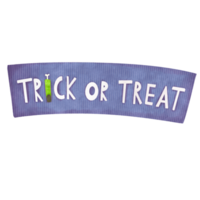 halloween banner tecknad png