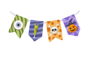 dibujos animados de banner de halloween png