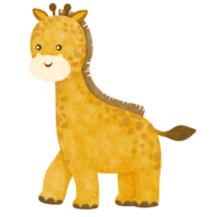 Giraffen-Cartoon-Illustration png