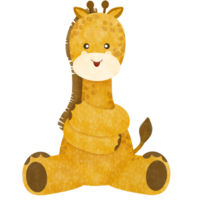 Giraffen-Cartoon-Illustration png