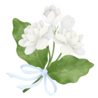 Thai Mother's Day jasmine bouquet png