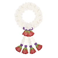 Thai Mother's Day jasmine garlands png