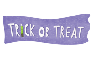 halloween banner cartoon png