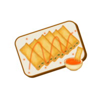 risoles bocadillo con chile salsa png