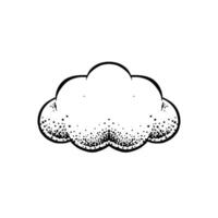 Cloud Hand Drawn vector