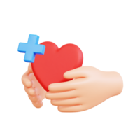 World Heart Day 3D Icon png