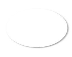 simple white circle and drop shadow png