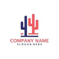 Cactus logo design vector. Creative Cactus logo design template concept vector