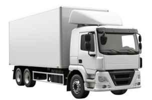 coperto furgone png carico furgone camion trasporto carico trasparente sfondo ai generato